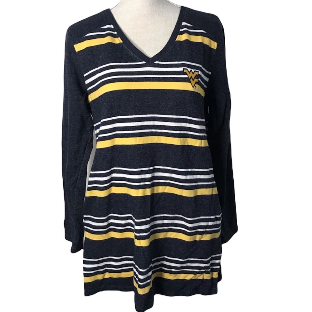 Ug Apparel dark blue white yellow vest Virginia university colors size medium